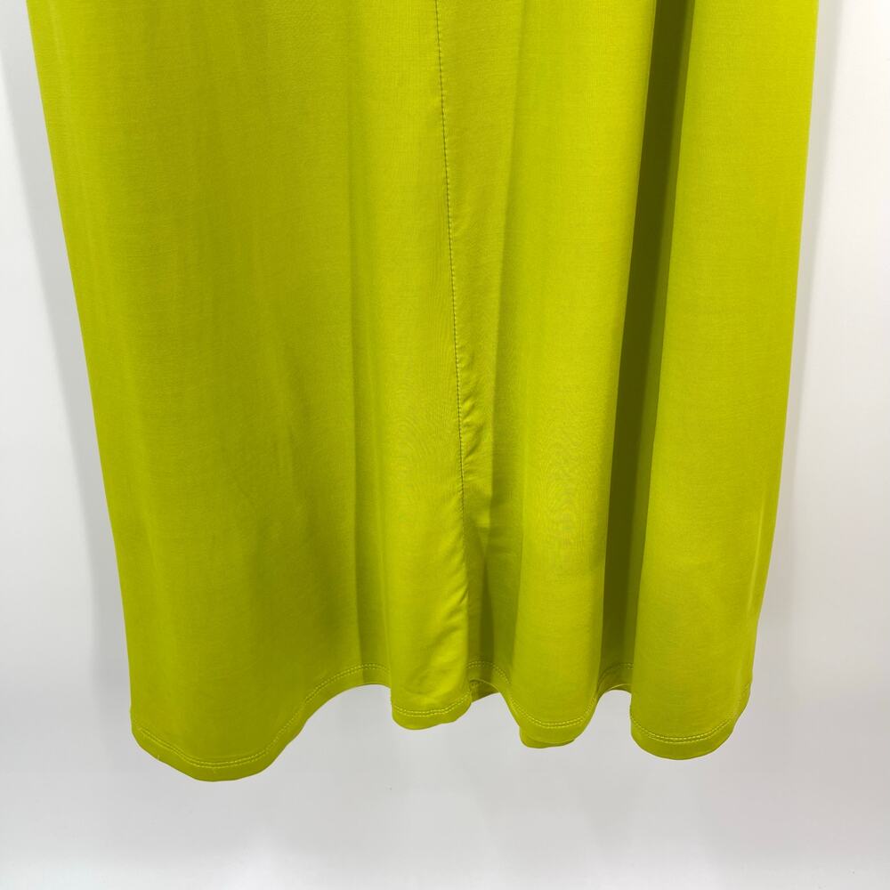 NBD | NWT The Evanna Gown in Green Chartreuse Belted Jersey Maxi Dress XXS - Picture 13 of 16